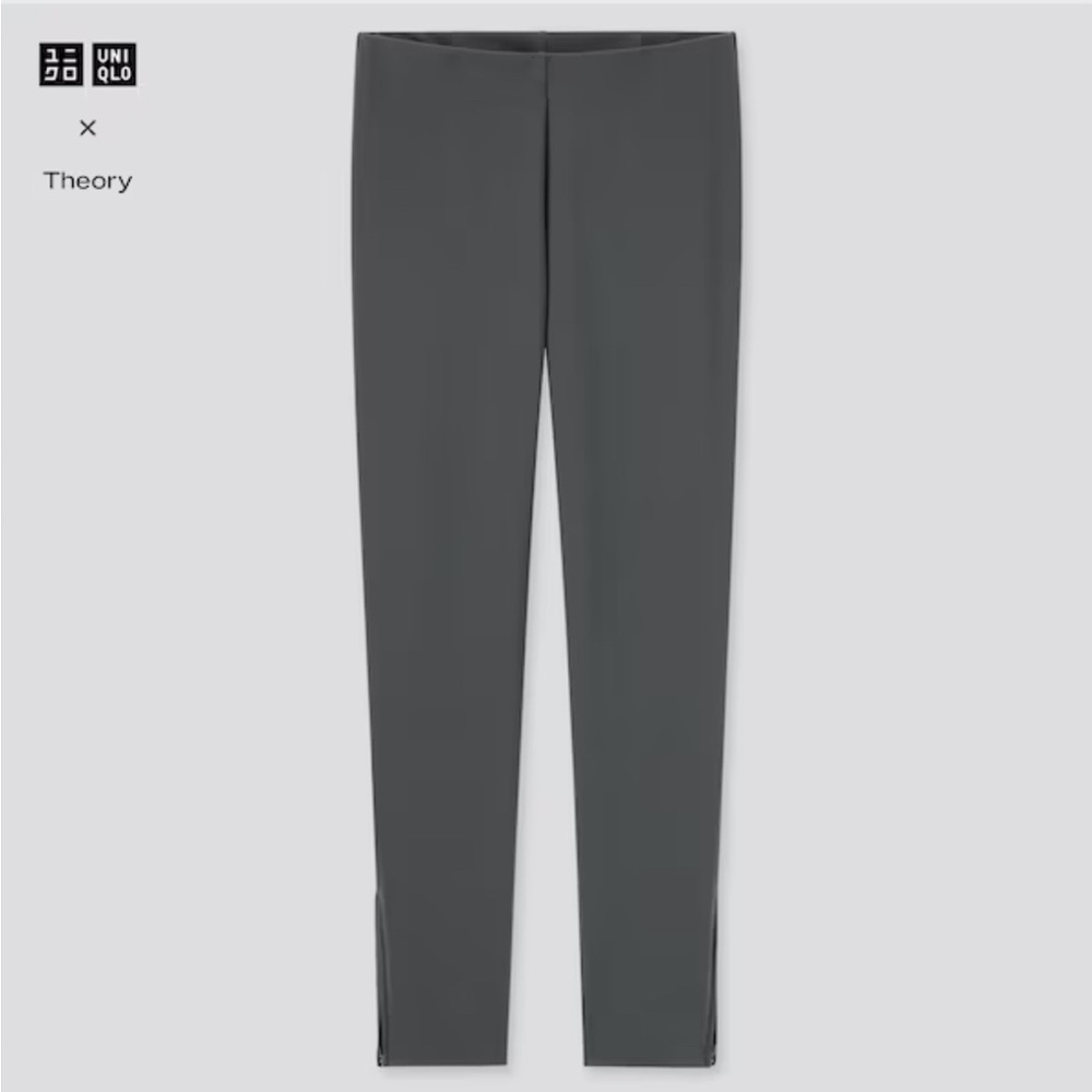 Uniqlo x Theory leggings dark grey